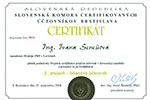 Certifikát - bilančný účtovník